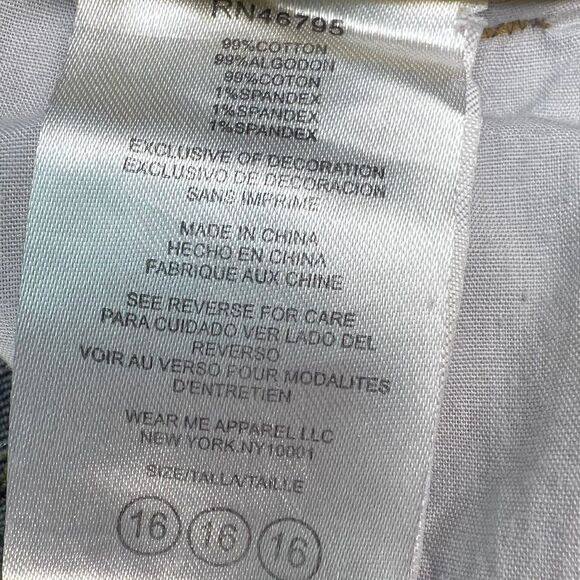 Coogi Denim Jeans Girl’s Size 16 Capri Black Wash Hip-Hop City Life Streetwear - Picture 11 of 12